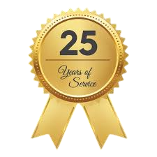 Celebrating 25 years banner